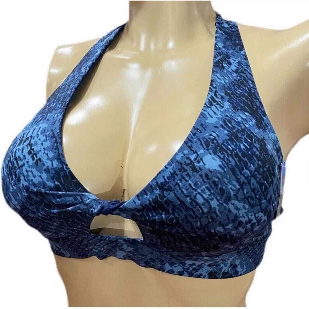 Victorias Secret Pink Ultimate Gym Lined Removable Padding sport bra blue S M L